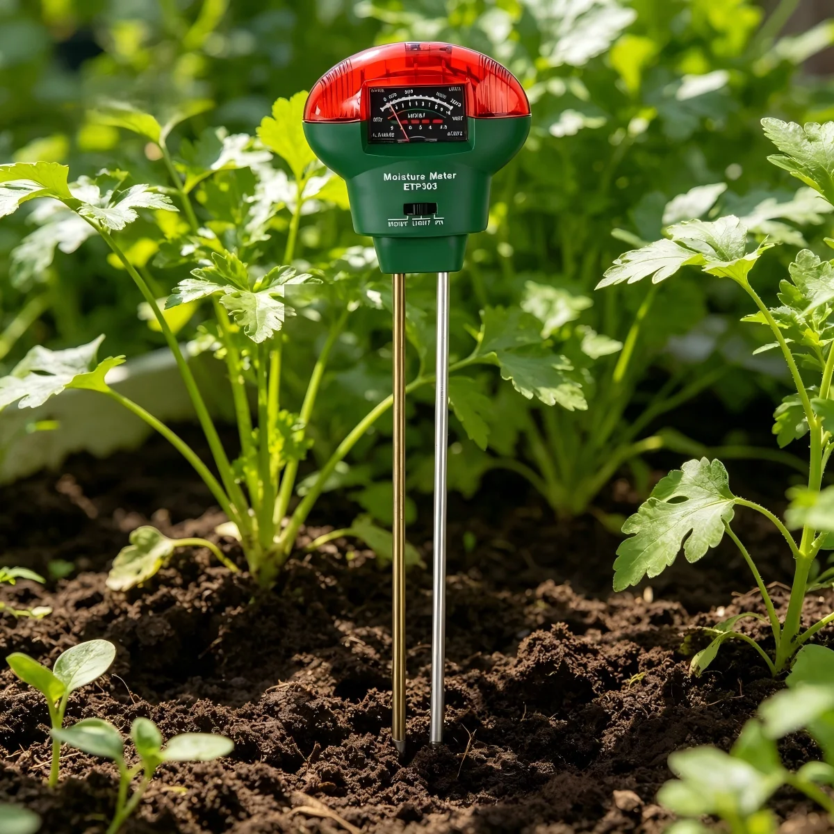 3 in 1 Soil PH Meter Sunlight PH Tester Garden Flowers Soil Moisture Sensor Meter Plants Acidity Humidity PH Monitor Detector
3 in 1 Soil PH Meter Sunlight PH Tester Garden Flowers Soil Moisture Sensor Meter Plants Acidity Humidity PH Monitor Detector