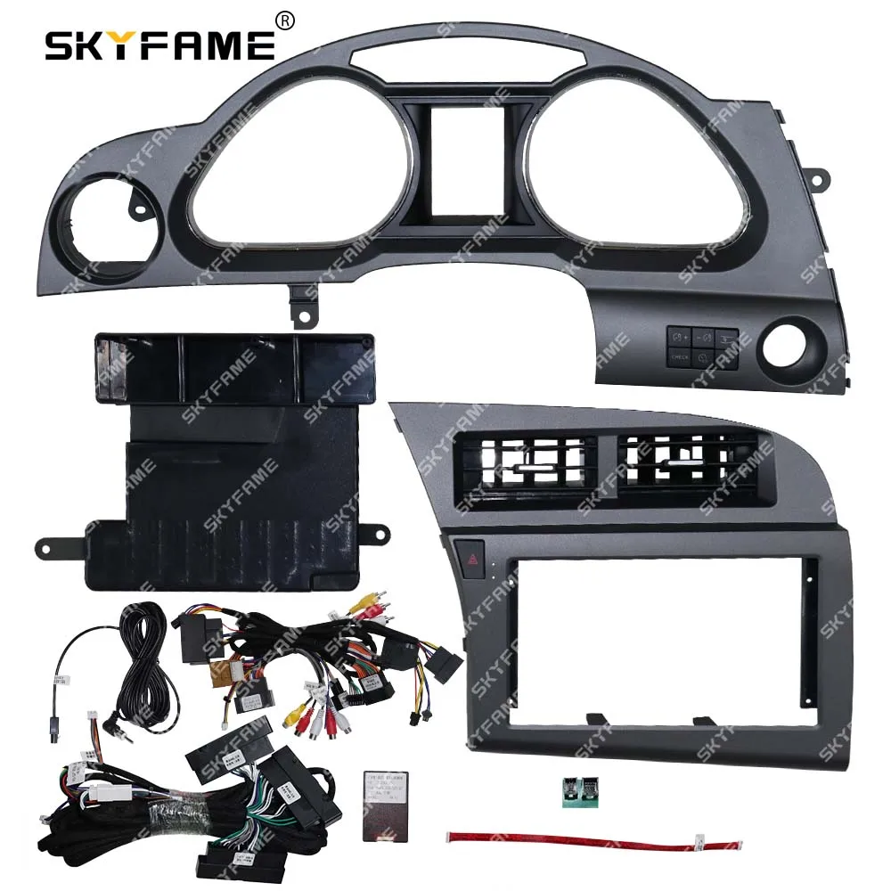 SKYFAME Car Frame Fascia Adapter Canbus Box Android Radio Dash Fitting Panel Kit For Audi A6 C6
SKYFAME Car Frame Fascia Adapter Canbus Box Android Radio Dash Fitting Panel Kit For Audi A6 C6