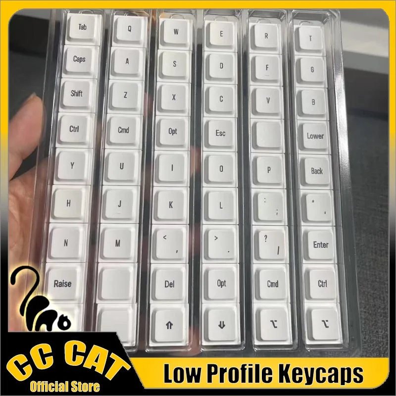 Split Keyboard Low Profile Keycaps Set 54 Keycaps With Letter PC PBT For Cornix Split Keyboard Caps Kailh Choc V2 Mx Switches
Split Keyboard Low Profile Keycaps Set 54 Keycaps With Letter PC PBT For Cornix Split Keyboard Caps Kailh Choc V2 Mx Switches