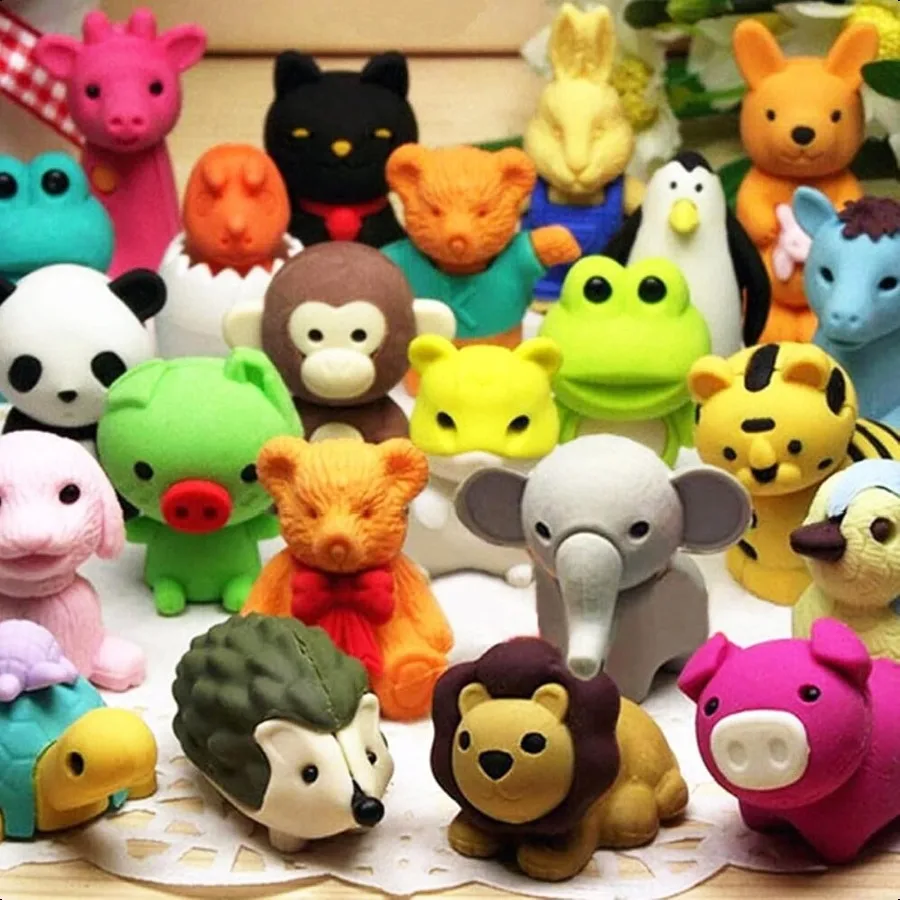 60Pcs Animal Erasers Desk Pets for Animal Pencil Erasers Bulk Puzzle Eraser Toys Gifts for Classroom PrizesGame Reward Treasure
60Pcs Animal Erasers Desk Pets for Animal Pencil Erasers Bulk Puzzle Eraser Toys Gifts for Classroom PrizesGame Reward Treasure