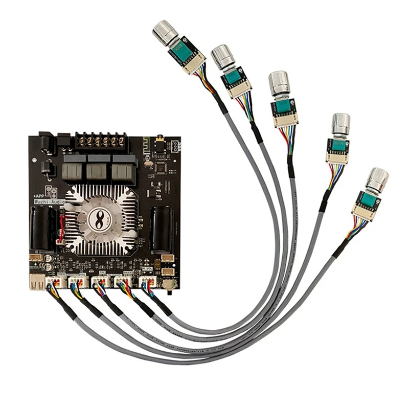 M07K-HT21-3G 2,1-канальный усилитель мощности третьего поколения Bluetooth TDA7498E Усилитель мощности Bluetooth 160 Втx2 + 220 Вт
M07K-HT21-3G 2,1-канальный усилитель мощности третьего поколения Bluetooth TDA7498E Усилитель мощности Bluetooth 160 Втx2 + 220 Вт