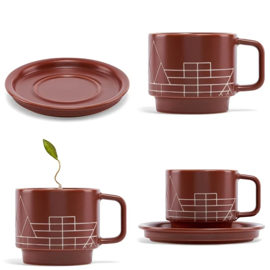 Porcelain Tea Cup and Lid, Steeps., Microwave and Dishwasher Safe, Terra
Porcelain Tea Cup and Lid, Steeps., Microwave and Dishwasher Safe, Terra