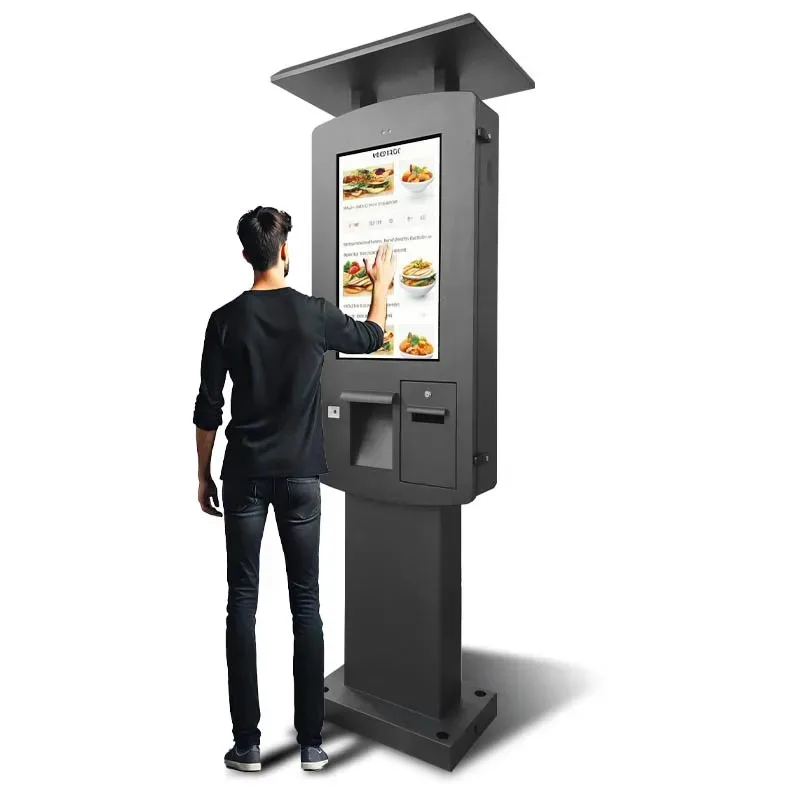 【Hot Sale】32" Stand Rain Roof Outdoor Waterproof Lcd Android Self Service Order Touch Payment Parking Kiosk Machine Outdoor With
【Hot Sale】32" Stand Rain Roof Outdoor Waterproof Lcd Android Self Service Order Touch Payment Parking Kiosk Machine Outdoor With