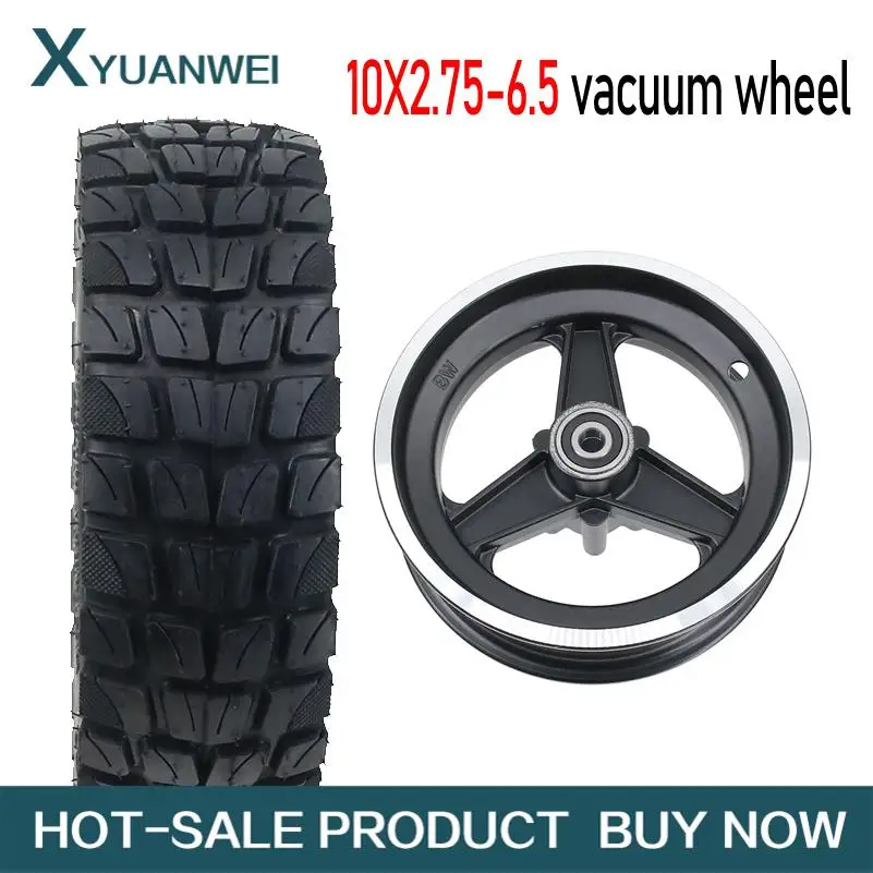 Aluminum alloy disc brake wheels Electric scooter wheels 10x2.75-6.5 off-road vacuum tires tubeless tire parts 10x2.70-6.5
Aluminum alloy disc brake wheels Electric scooter wheels 10x2.75-6.5 off-road vacuum tires tubeless tire parts 10x2.70-6.5