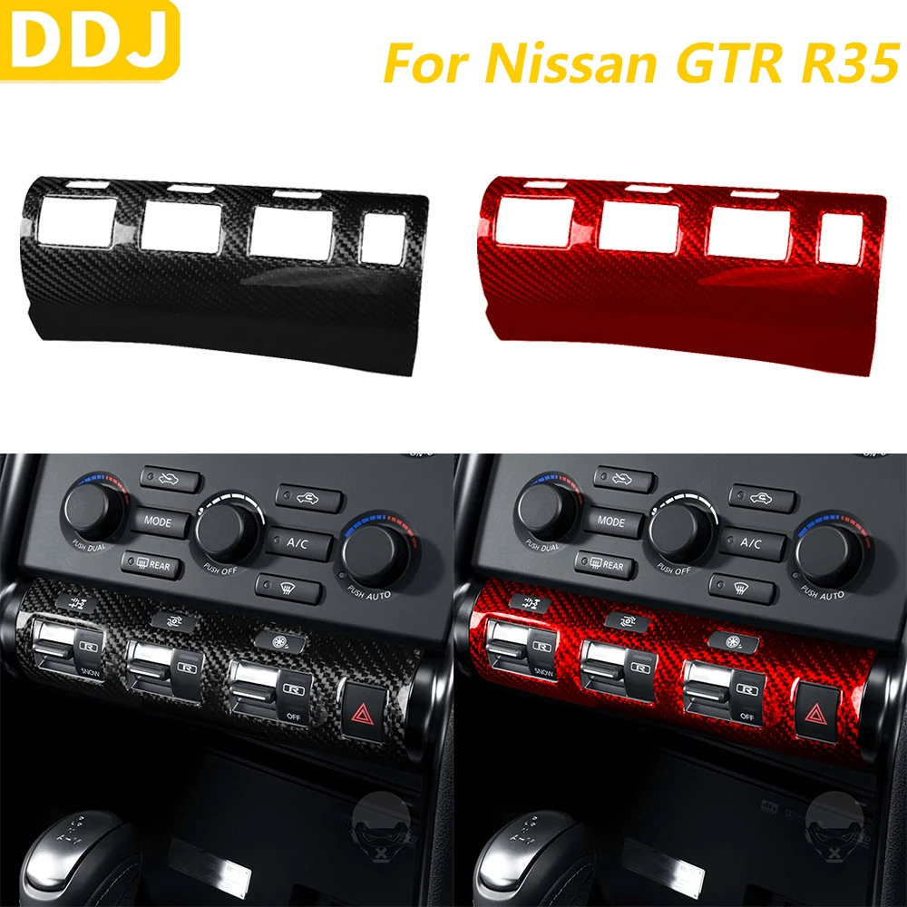 For Nissan GTR GT-R R35 2008-2016 Real Carbon Fiber Central Control Warning Light Button Cover Trim Car Accessories Modification
For Nissan GTR GT-R R35 2008-2016 Real Carbon Fiber Central Control Warning Light Button Cover Trim Car Accessories Modification