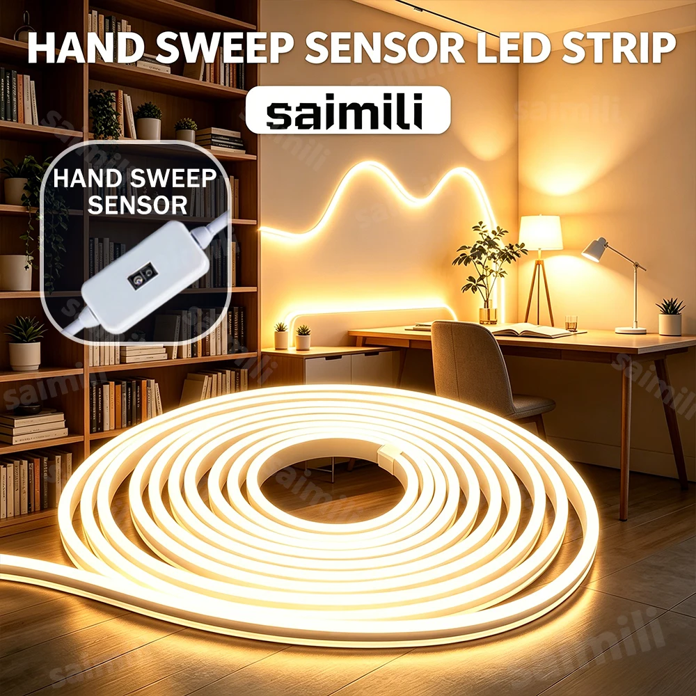 LED Neon Lights Strip Hand Scanning Motion Sensor Dimming Flexible Waterproof For Indoor Outdoor Bedroom TV Backlight Lights
LED Neon Lights Strip Hand Scanning Motion Sensor Dimming Flexible Waterproof For Indoor Outdoor Bedroom TV Backlight Lights