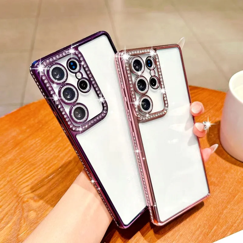 New electroplated diamond-studded case suitable for Samsungs25+plusPhone case glitter cardstocks25ultraEdge Drillings23ultrawith
New electroplated diamond-studded case suitable for Samsungs25+plusPhone case glitter cardstocks25ultraEdge Drillings23ultrawith