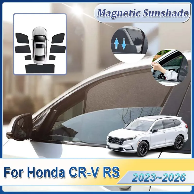 Для Honda CR-V RS 2023 2024 2025 2026: Магнитный солнцезащитный экран на лобовое стекло, защита от солнца и жары, аксессуары для автомобиля
Для Honda CR-V RS 2023 2024 2025 2026: Магнитный солнцезащитный экран на лобовое стекло, защита от солнца и жары, аксессуары для автомобиля