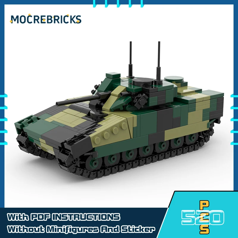 Военная серия танков CV9030FIN, масштаб (1: 45), боевой автомобиль, строительные блоки, игрушки, техническая модель, кирпичи, детские подарки
Военная серия танков CV9030FIN, масштаб (1: 45), боевой автомобиль, строительные блоки, игрушки, техническая модель, кирпичи, детские подарки