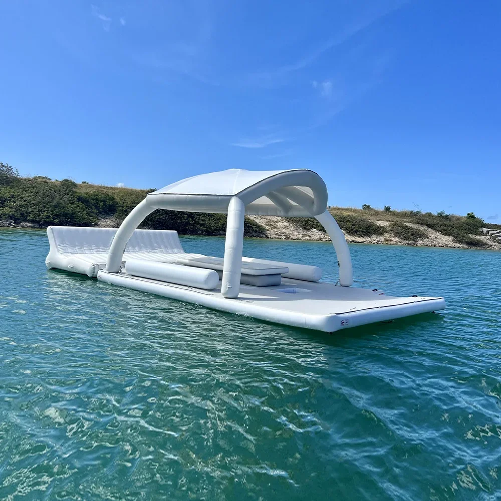 Inflatable Water Leisure Platform Dock Floating Camping Tentisland Tent Ocean Cabanas Sea Pool Inflatable Floating Tent
Inflatable Water Leisure Platform Dock Floating Camping Tentisland Tent Ocean Cabanas Sea Pool Inflatable Floating Tent