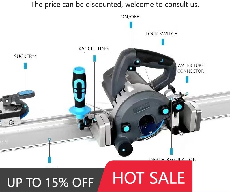 New Model Large Format Tile Sintered Stone Slab Gres Porcelain Marble 3.6m Guide Rail 45 Degree Cutting Machine Power Tools
New Model Large Format Tile Sintered Stone Slab Gres Porcelain Marble 3.6m Guide Rail 45 Degree Cutting Machine Power Tools