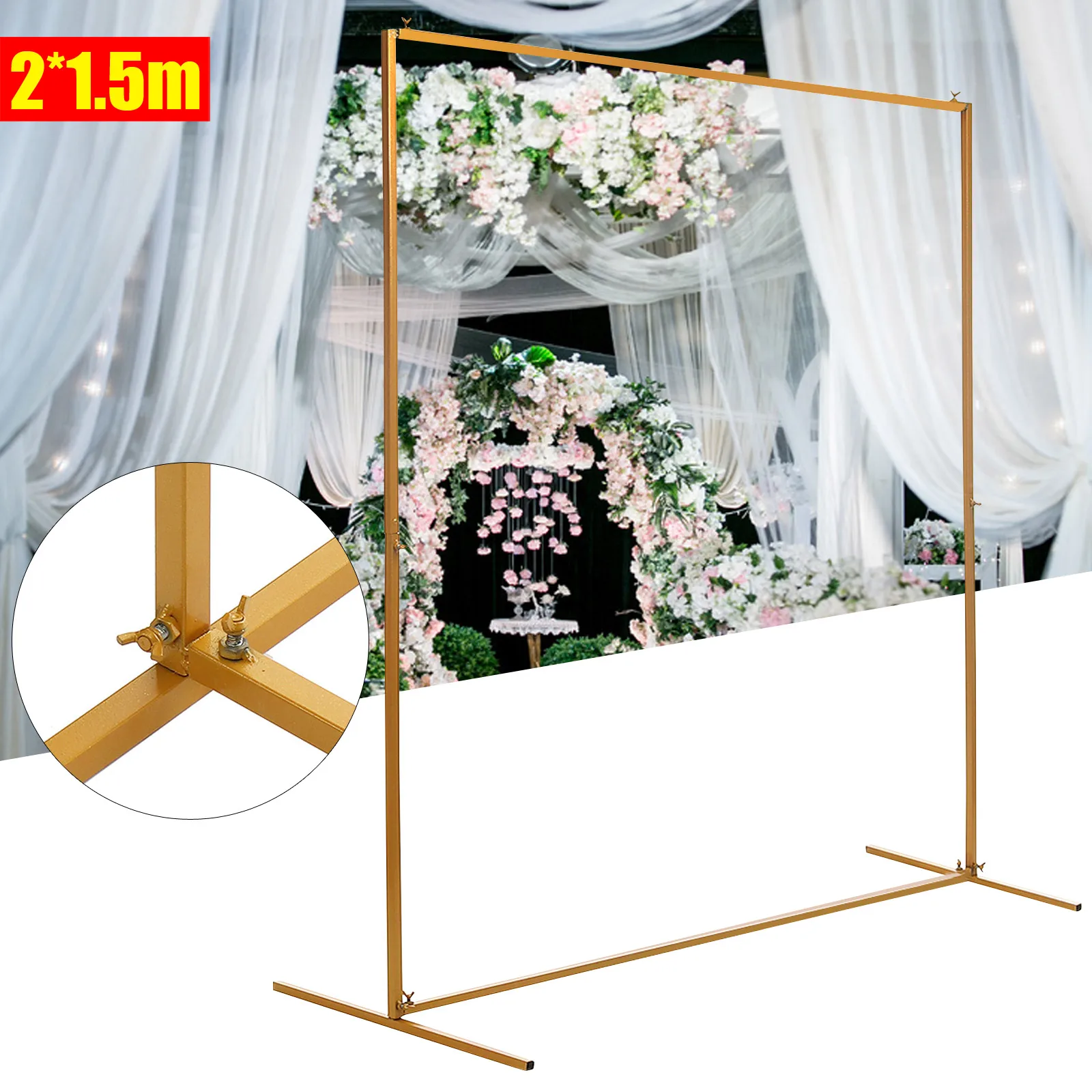 2*1.5M Frame Balloon Flower Stand Wedding Birthday Backdrop Arch Supplies Decor Frame Balloon Flower Stand Wedding Birthday Back
2*1.5M Frame Balloon Flower Stand Wedding Birthday Backdrop Arch Supplies Decor Frame Balloon Flower Stand Wedding Birthday Back
