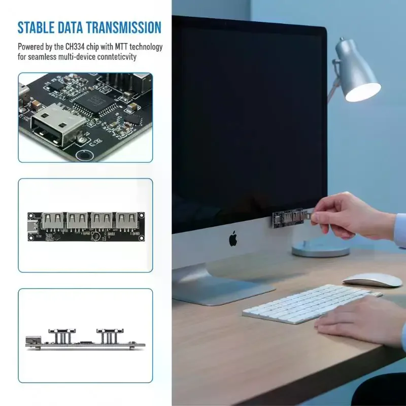 USB-хаб CH334 2.0 с 4 портами, USB-расширитель MTT, USB-модуль-разветвитель для DIY-электроники
USB-хаб CH334 2.0 с 4 портами, USB-расширитель MTT, USB-модуль-разветвитель для DIY-электроники