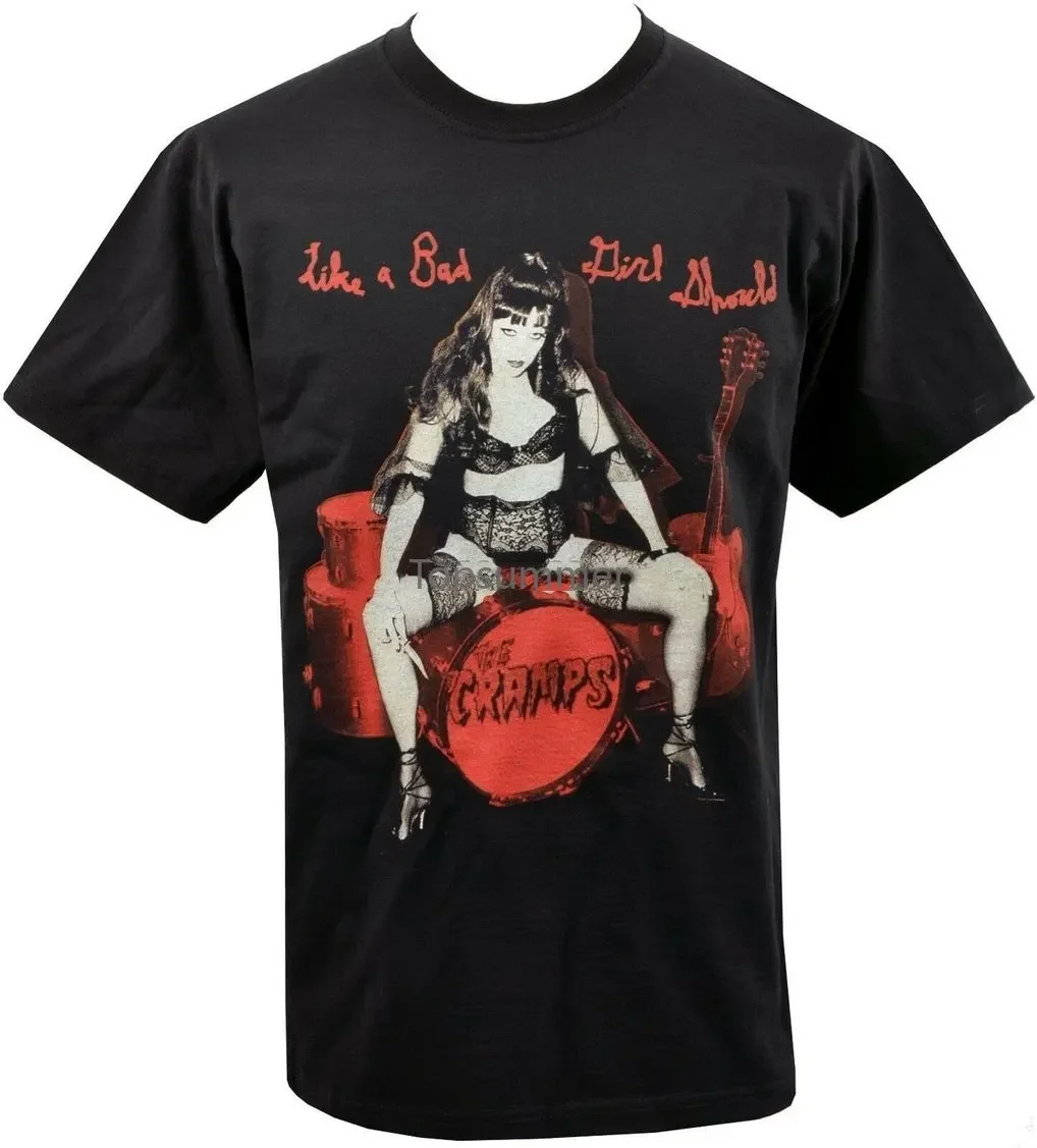 Mens Psychobilly Punk The Cramps Poison Ivy Like A Bad Girl Should Garage Lux Tshirt Tops Short-Sleeved Tee Shirt
Mens Psychobilly Punk The Cramps Poison Ivy Like A Bad Girl Should Garage Lux Tshirt Tops Short-Sleeved Tee Shirt