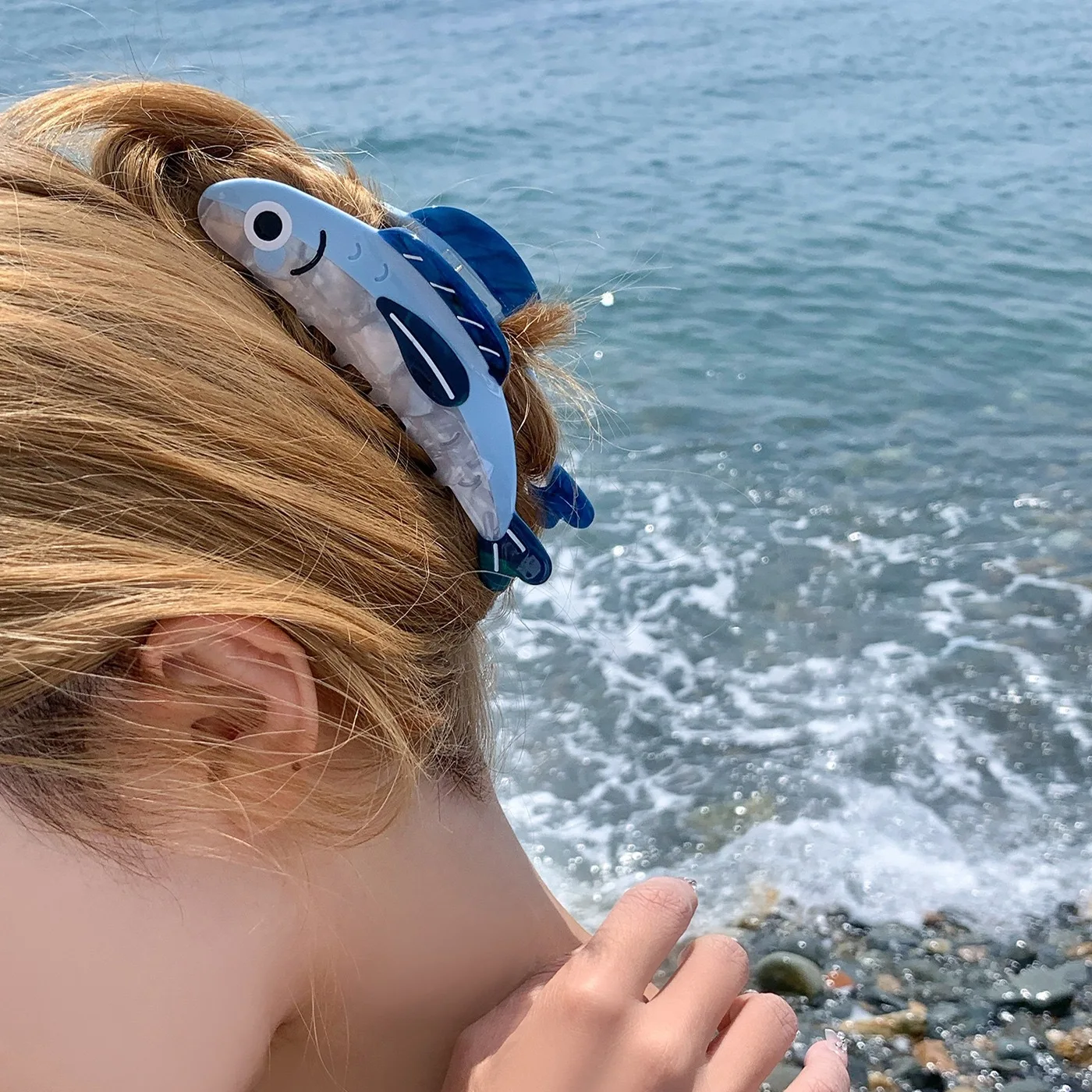 DuoShang New Ocean Series Blue Sardine Hair Claw Acetate Claw Clips Summer Trendy Hair Clips for Women Girls Hair Accessories
DuoShang New Ocean Series Blue Sardine Hair Claw Acetate Claw Clips Summer Trendy Hair Clips for Women Girls Hair Accessories