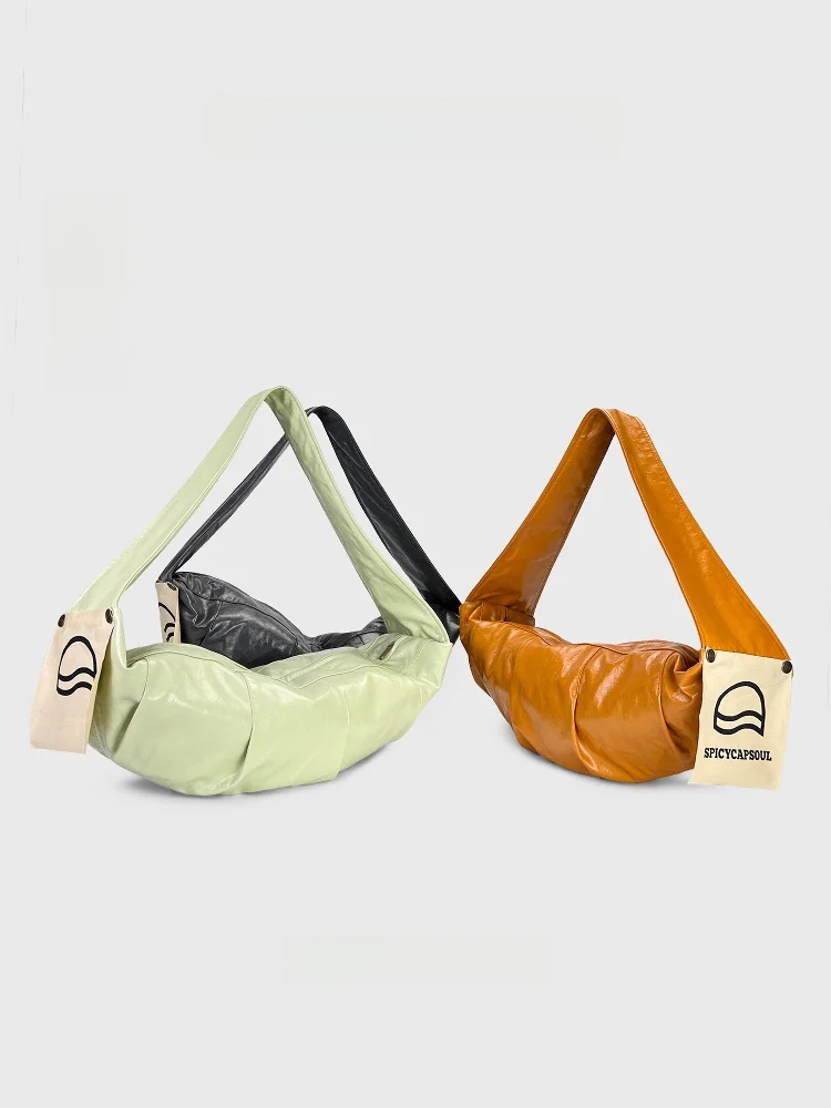 SpicyCapSoul Vintage Fashion Waterproof Ready-to-wear Fabric Crossbody Single Shoulder Bag for Young Women Dumpling Shape Sol...
SpicyCapSoul Vintage Fashion Waterproof Ready-to-wear Fabric Crossbody Single Shoulder Bag for Young Women Dumpling Shape Sol...