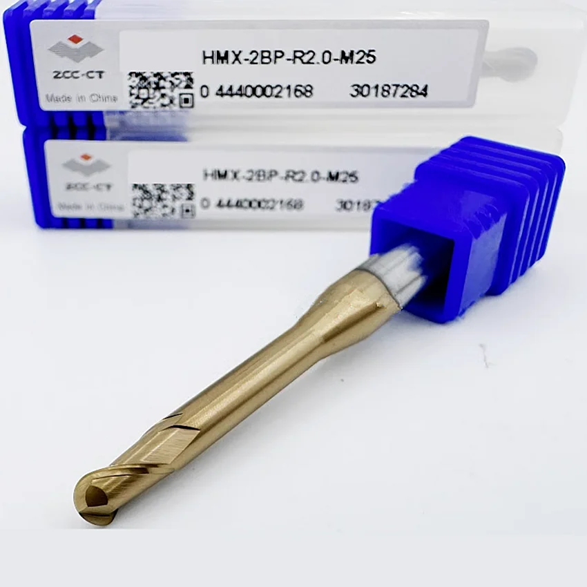 HMX-2BP-R2.0-M25 ZCC.CT HMX-2BP Two edge straight shank long neck short edge ball end mill 2 Flutes Ball Nose End Mill End Mills
HMX-2BP-R2.0-M25 ZCC.CT HMX-2BP Two edge straight shank long neck short edge ball end mill 2 Flutes Ball Nose End Mill End Mills