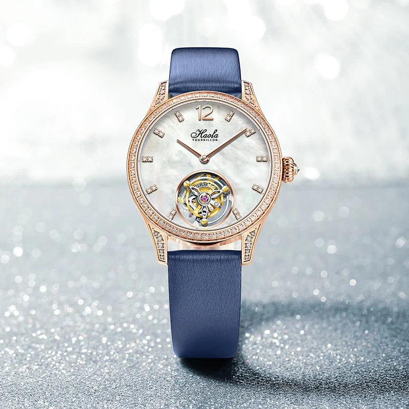 Haofa Flying Tourbillon Luxury Ladies Manual Mechanical Watch Limited Edition Sapphire Diamond Bezel Ladies Watch Elegant 1809
Haofa Flying Tourbillon Luxury Ladies Manual Mechanical Watch Limited Edition Sapphire Diamond Bezel Ladies Watch Elegant 1809