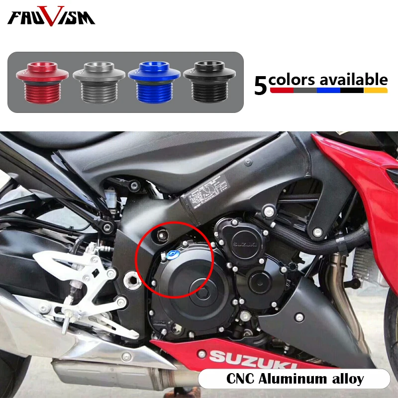 Для Suzuki GSX-750 GSX-S1000 GSX-S1000F болт впускного отверстия для моторного масла мотоцикла M20 * 1,5 высокопрочная крышка масла из алюминиевого сплава с ЧПУ
Для Suzuki GSX-750 GSX-S1000 GSX-S1000F болт впускного отверстия для моторного масла мотоцикла M20 * 1,5 высокопрочная крышка масла из алюминиевого сплава с ЧПУ