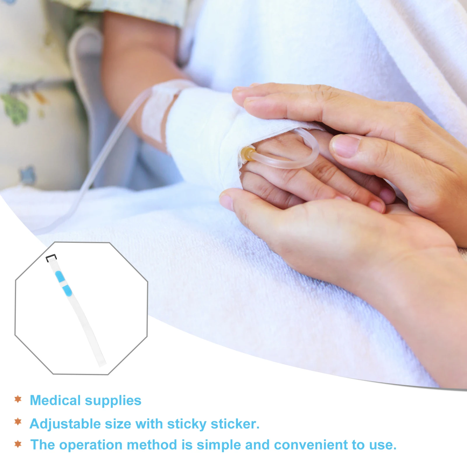 2Pcs Catheter Fixation Straps Adjustable Universal Bands Portable Urine Bag Holder Simple Fixing Stickers Home Medical Health
2Pcs Catheter Fixation Straps Adjustable Universal Bands Portable Urine Bag Holder Simple Fixing Stickers Home Medical Health