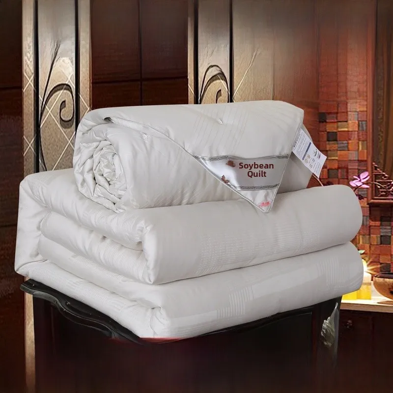 Pure Cotton Summer A-Class 55 Soybean Fiber Spring Autumn Single Dormi Thin Quilt Core Summer Air Conditioned Quilt
Pure Cotton Summer A-Class 55 Soybean Fiber Spring Autumn Single Dormi Thin Quilt Core Summer Air Conditioned Quilt