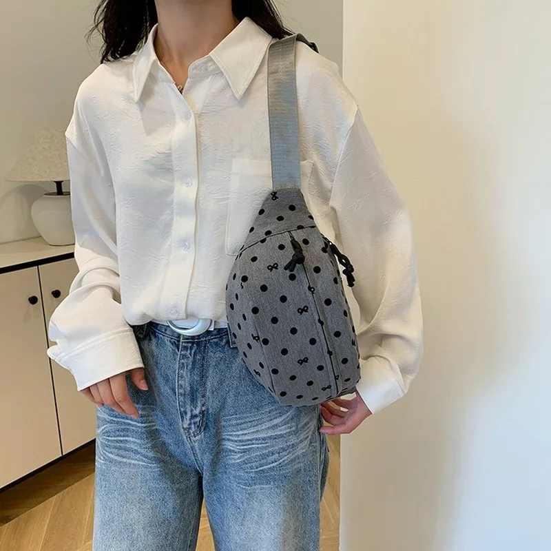 Women's Polka Dot Printed Crossbody Sling Bag, Casual Lightweight Shoulder Fanny Pack for Daily Commute, Shopping, Short Trips
Women's Polka Dot Printed Crossbody Sling Bag, Casual Lightweight Shoulder Fanny Pack for Daily Commute, Shopping, Short Trips