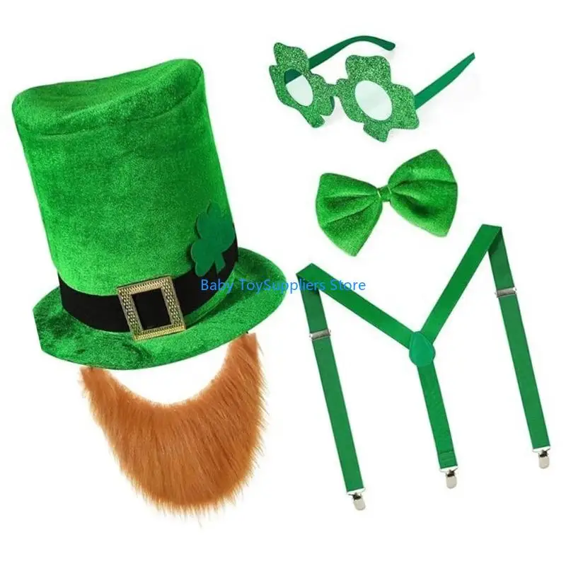 R1WF Festival Green Leprechaun Hat Patricks Accessory for Men Women Children
R1WF Festival Green Leprechaun Hat Patricks Accessory for Men Women Children