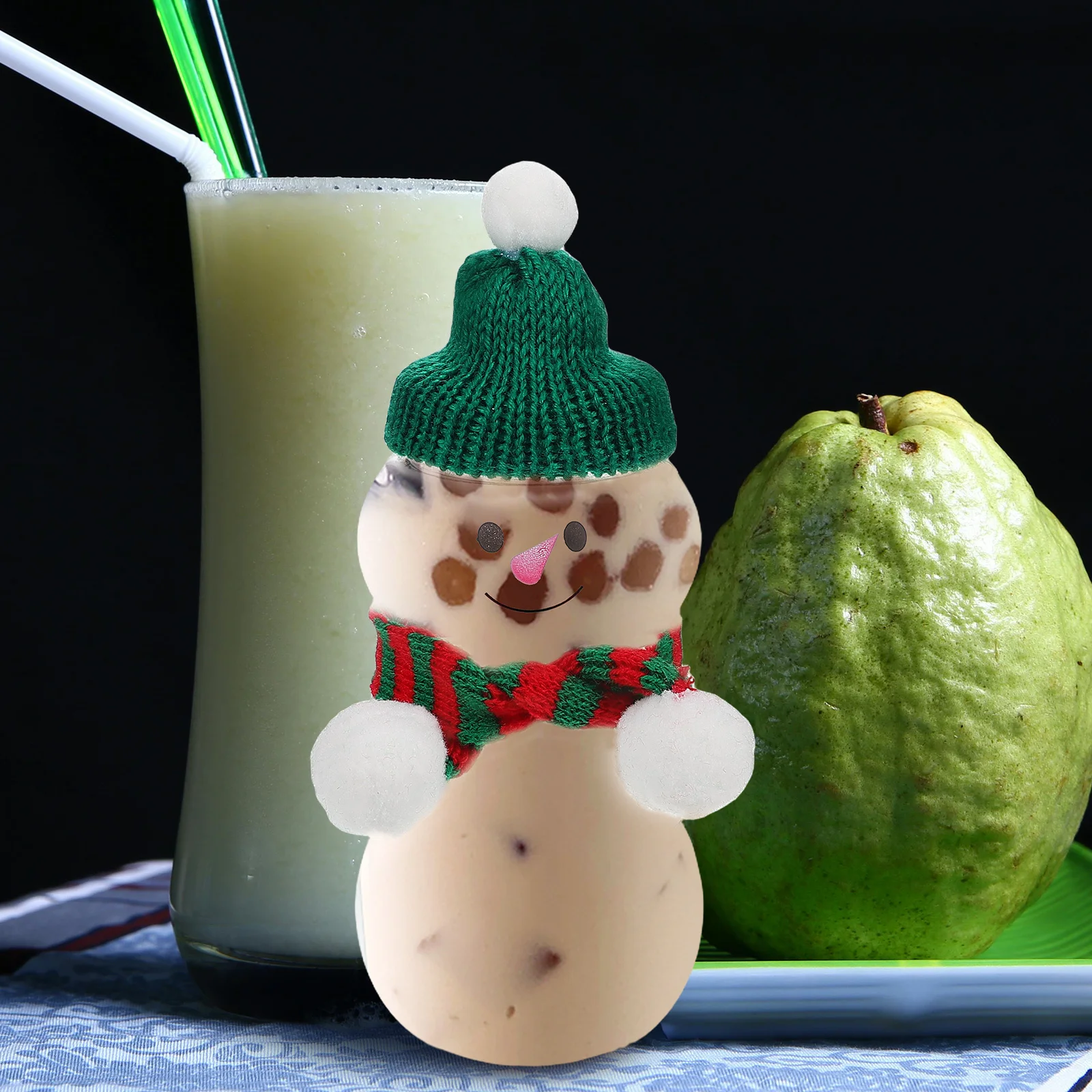 5Sets Christmas Beverage Bottle Snowman Glass Jar Cute Drink Container with Mini Hat Scarf for Tea Water Storage Use
5Sets Christmas Beverage Bottle Snowman Glass Jar Cute Drink Container with Mini Hat Scarf for Tea Water Storage Use