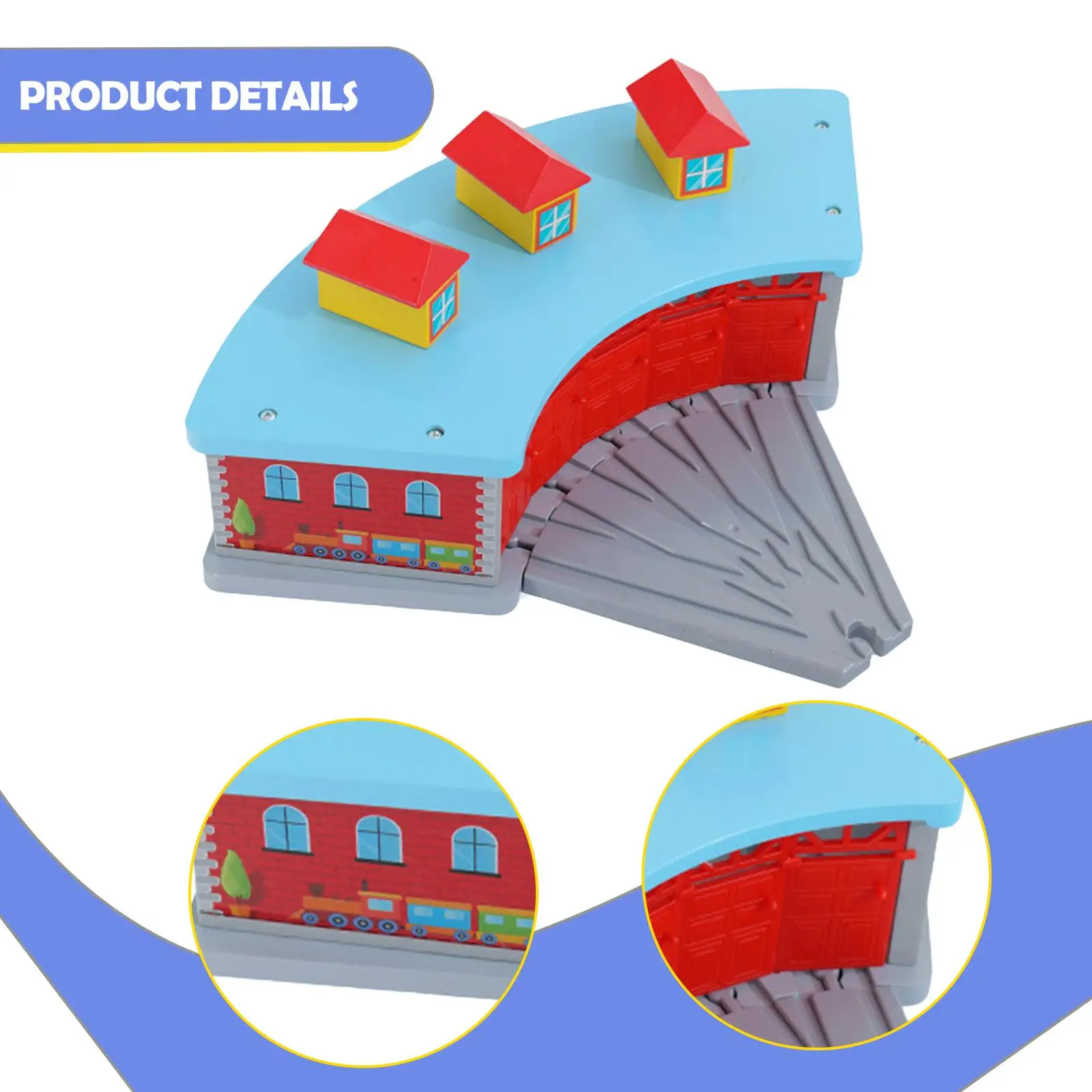 Kids Train Shed House with Five Way Switch Track Fine Motor Skills Railway
Kids Train Shed House with Five Way Switch Track Fine Motor Skills Railway