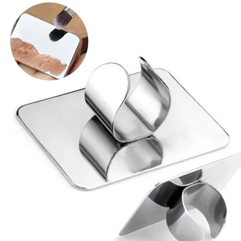 EOEKKY Hot Sale Nail Art Makeup Cosmetic Stainless Steel Paint Mixing Palette Ring Tool
EOEKKY Hot Sale Nail Art Makeup Cosmetic Stainless Steel Paint Mixing Palette Ring Tool