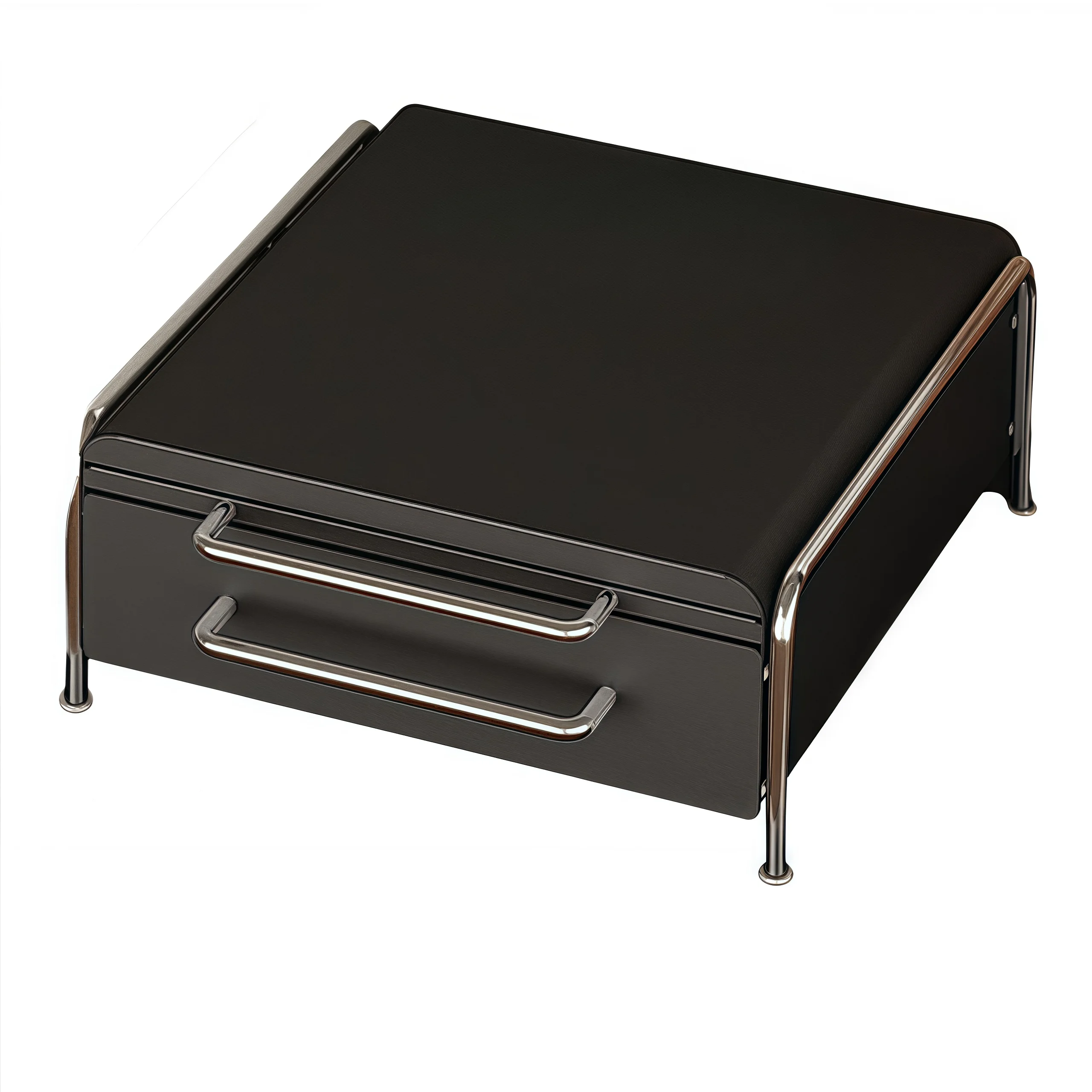 Fashion coffee machine storage rack equipped with pull-out board and storage box for coffee capsules and cups
Fashion coffee machine storage rack equipped with pull-out board and storage box for coffee capsules and cups