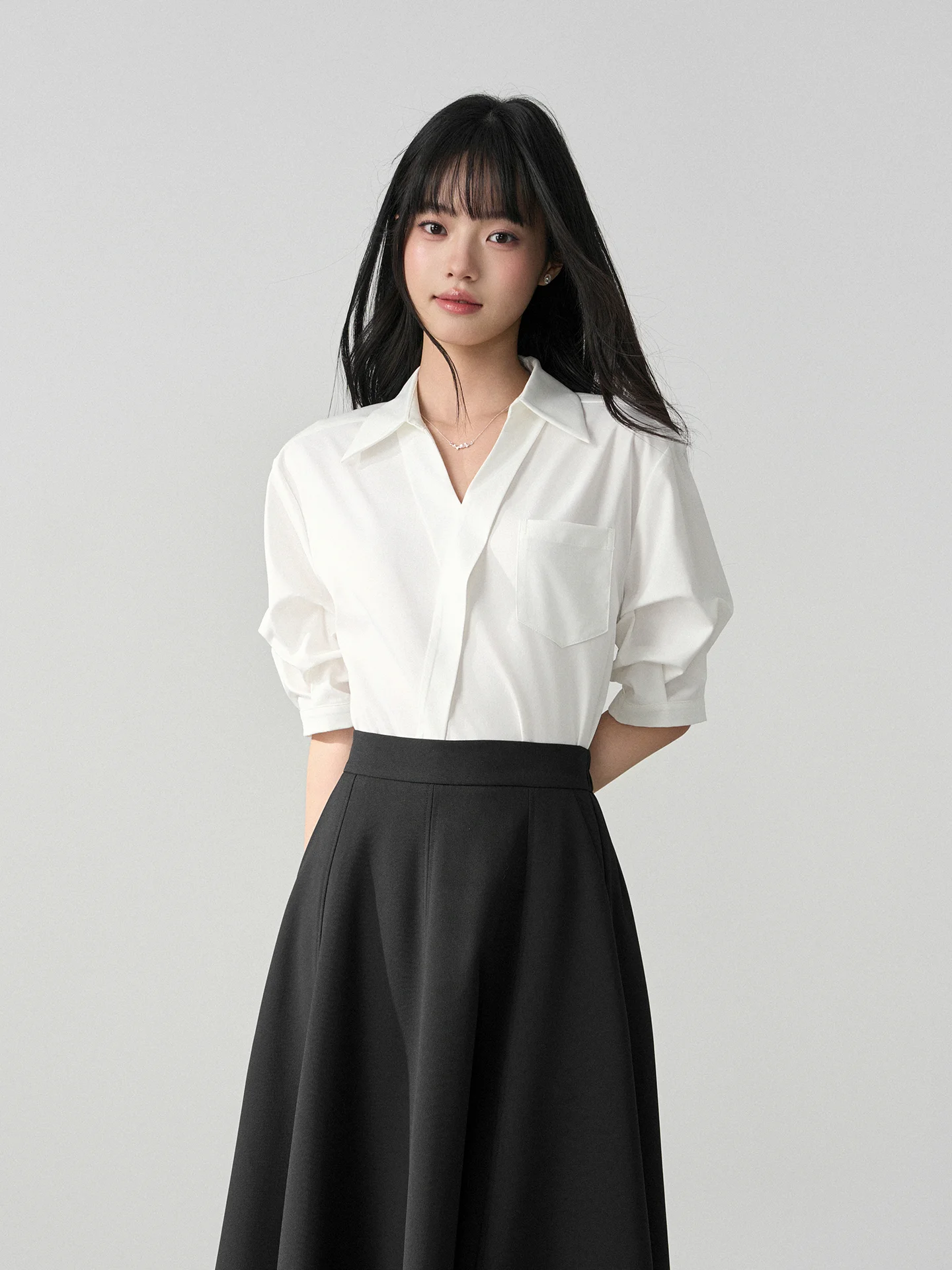 Женская рубашка Berd Miss White с V-образным вырезом, весенне-летняя, для официальных мероприятий, собеседований, офиса, профессиональная, деловая, для карьеры
Женская рубашка Berd Miss White с V-образным вырезом, весенне-летняя, для официальных мероприятий, собеседований, офиса, профессиональная, деловая, для карьеры