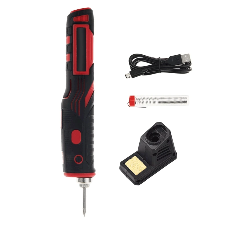 480℃ Wireless Soldering Iron With LED Light Set USB Rechargeable Lithium Battery Soldering Kit Household Appliances
480℃ Wireless Soldering Iron With LED Light Set USB Rechargeable Lithium Battery Soldering Kit Household Appliances
