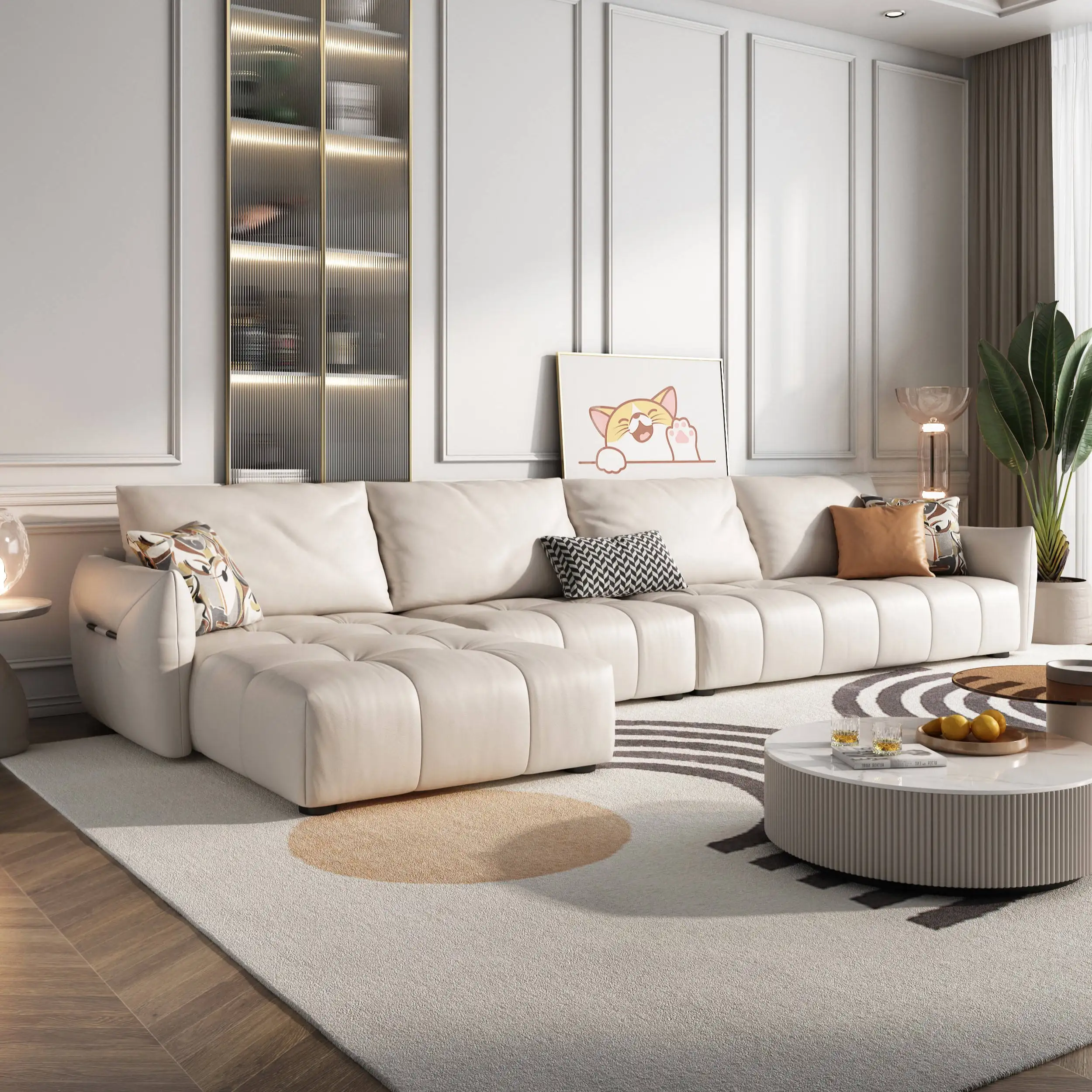 Wholesale Genuine Leather L Shape Sofa Furniture Modern Design Sofa Furniture Made In Italy Living Room
Wholesale Genuine Leather L Shape Sofa Furniture Modern Design Sofa Furniture Made In Italy Living Room