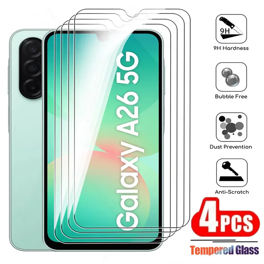 4PCS 9H Clear Screen Protectors For Samsung S26 Ultra S25 S24 A26 A56 A37 A17 A57 A36 A06 A16 A55 A07 A35 Tempered Glass Film
4PCS 9H Clear Screen Protectors For Samsung S26 Ultra S25 S24 A26 A56 A37 A17 A57 A36 A06 A16 A55 A07 A35 Tempered Glass Film