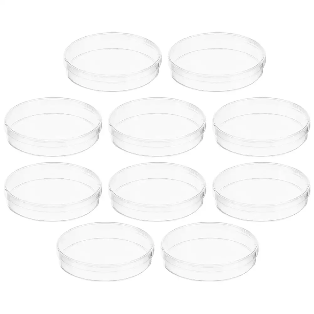 10 Pcs Culture Plate Petri Dish for Experiments Plant Dishes with Lids Tissue Plastic Science Cell Plates
10 Pcs Culture Plate Petri Dish for Experiments Plant Dishes with Lids Tissue Plastic Science Cell Plates
