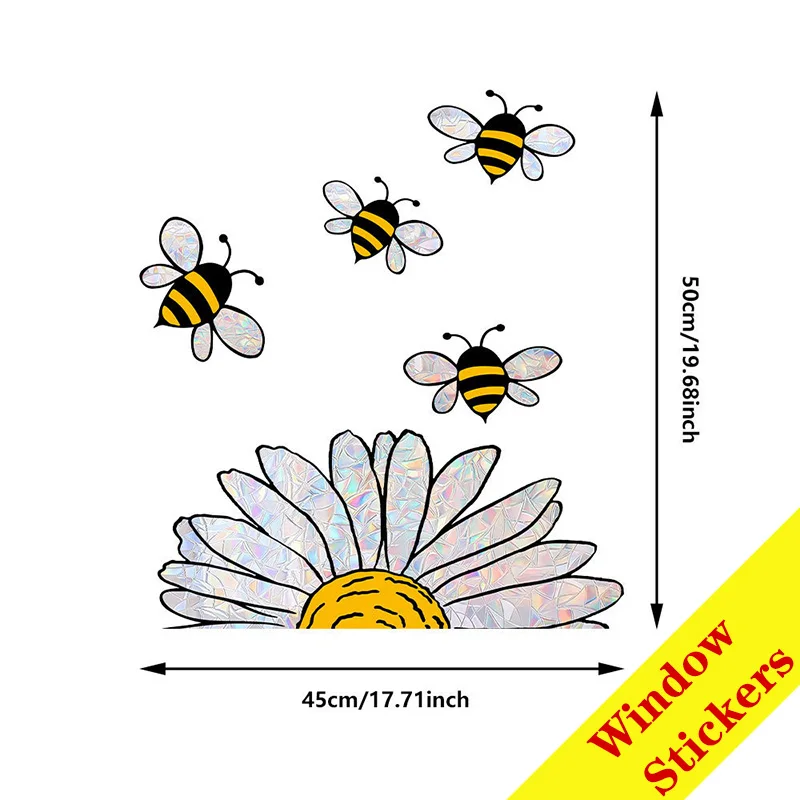 Window Stickers Sunflower Bee Kids Room Wall Decals Cozy Scene Decor Sticker Self-Adhesive Removable Kindergarten Nursery Decor
Window Stickers Sunflower Bee Kids Room Wall Decals Cozy Scene Decor Sticker Self-Adhesive Removable Kindergarten Nursery Decor