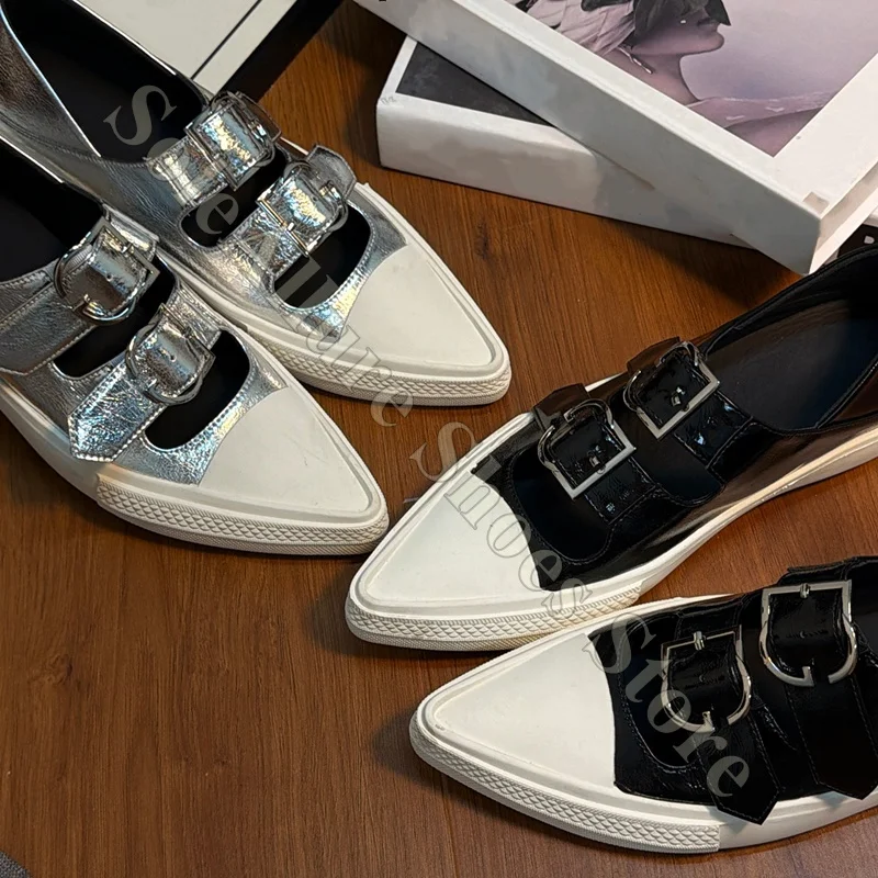 Mary Jane Hook&Loop Hollow Sandal Sneakers Double Buckle Strap Patent Leather Casual Shoes Summer Lady Everyday Walk Shoes
Mary Jane Hook&Loop Hollow Sandal Sneakers Double Buckle Strap Patent Leather Casual Shoes Summer Lady Everyday Walk Shoes