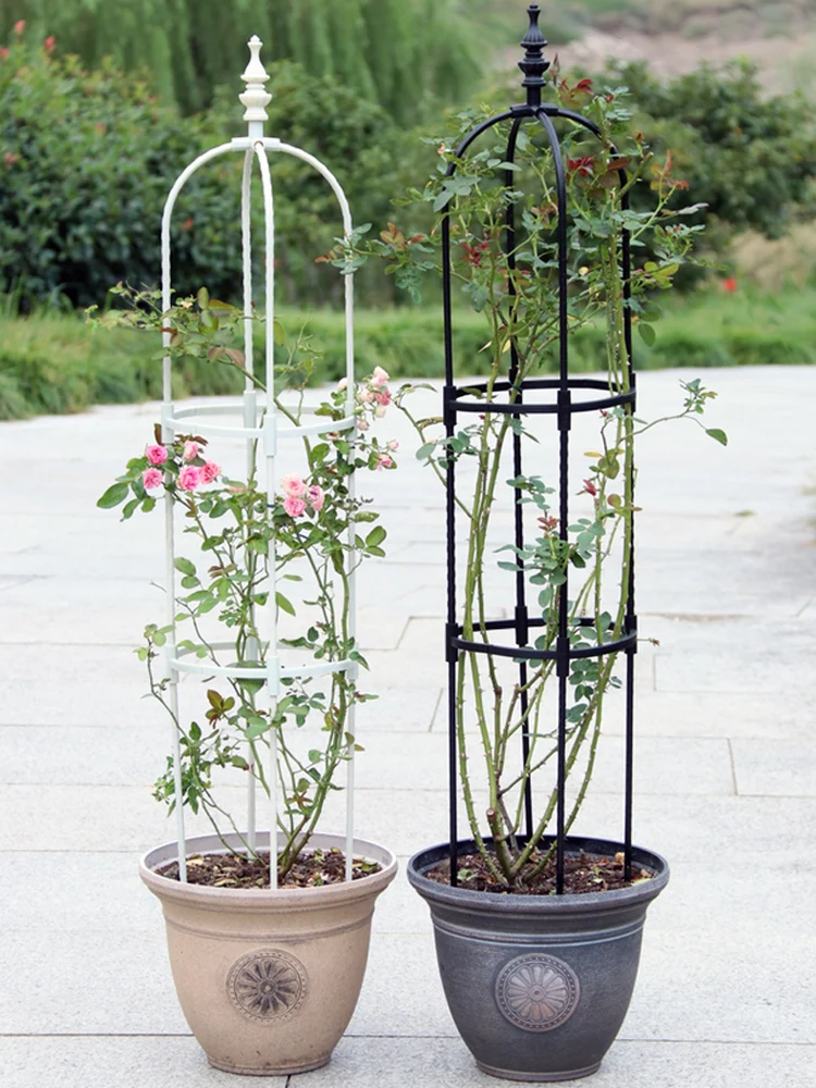 Gardening vine rose dill climbing vine frame, plant U-shaped plastic-covered steel pipe flower bracket pillar
Gardening vine rose dill climbing vine frame, plant U-shaped plastic-covered steel pipe flower bracket pillar