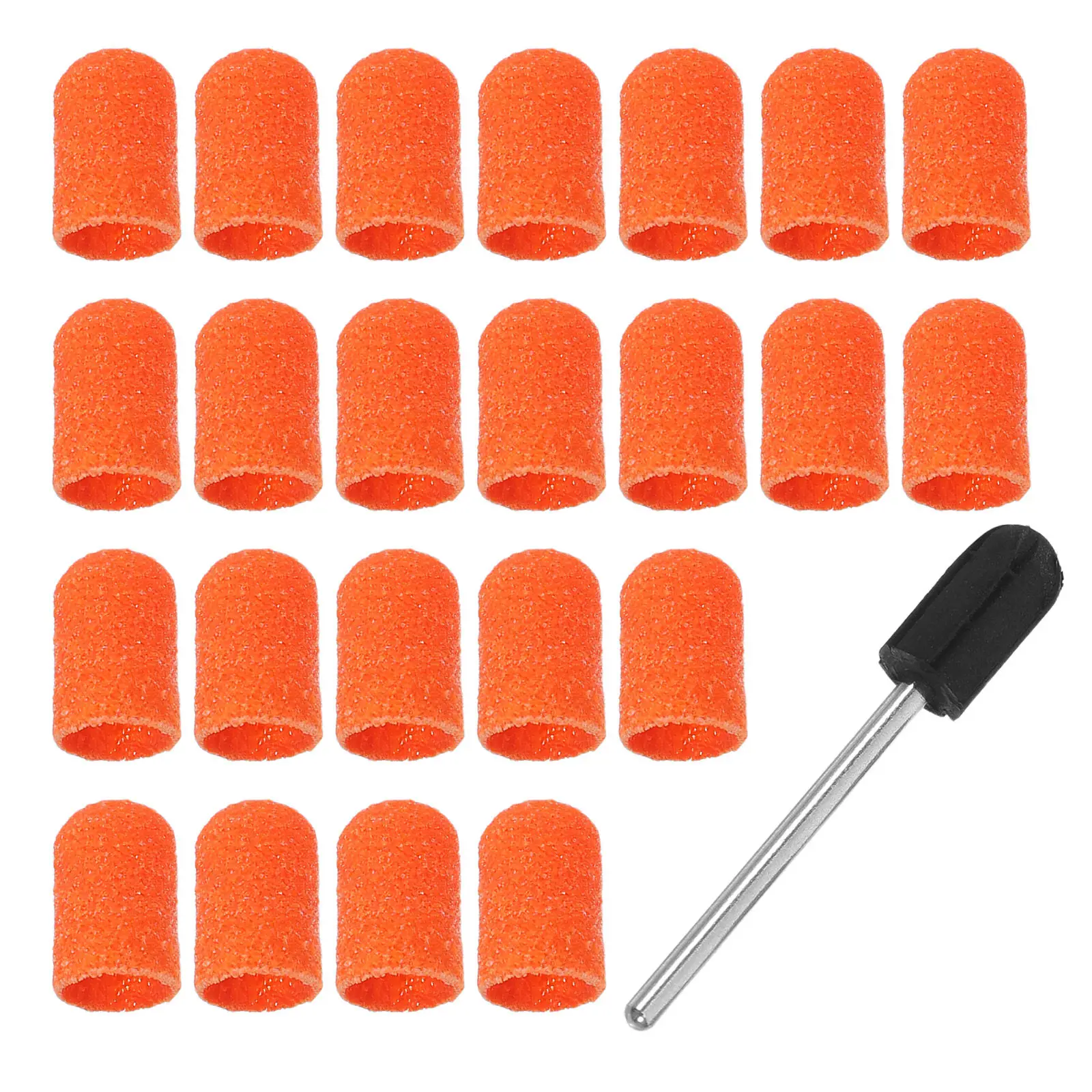 30Sets 7Mm Foot Sander Sanding Cap for Dead Skin Removal Callus Grinding Tool Portable Manicure Pedicure Nail Drill Bits Fine
30Sets 7Mm Foot Sander Sanding Cap for Dead Skin Removal Callus Grinding Tool Portable Manicure Pedicure Nail Drill Bits Fine