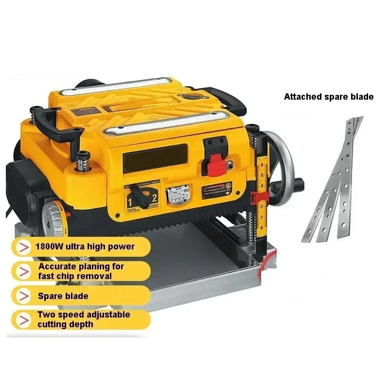DW735 Electric Thickness Planer Woodworking Benchtop Planing Machine