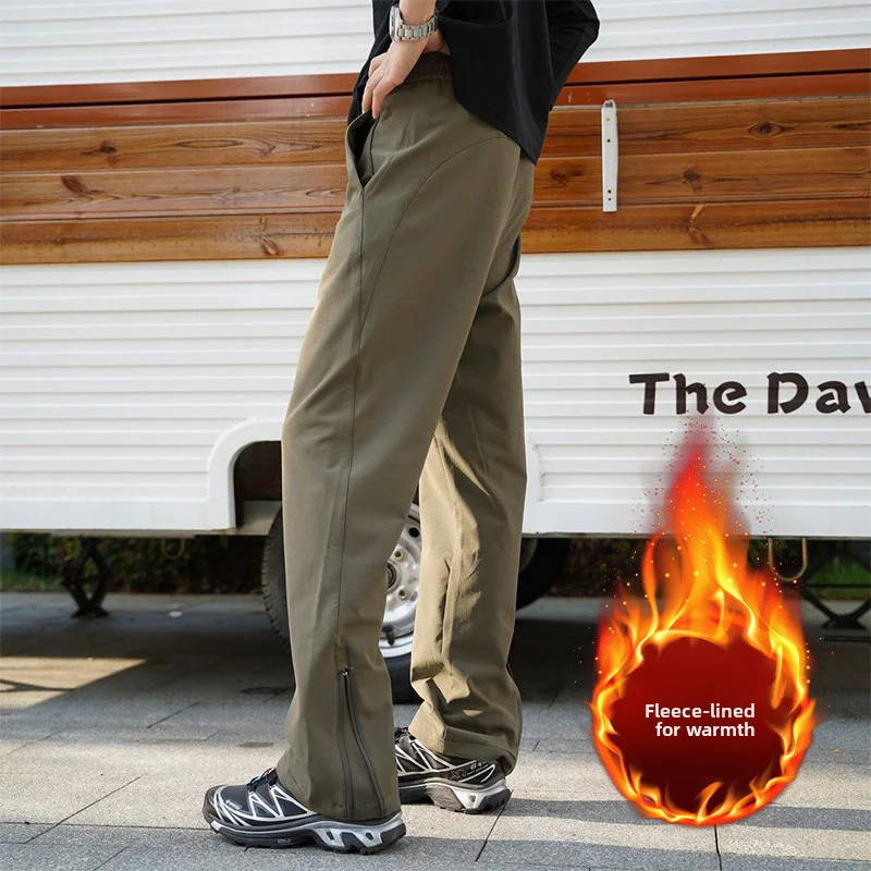 Men's Casual Straight Leg Loose Fit Long Trousers Outdoor Soft ell Waterproof Functional Autumn Winter Lu Version Zipper Pants
Men's Casual Straight Leg Loose Fit Long Trousers Outdoor Soft ell Waterproof Functional Autumn Winter Lu Version Zipper Pants