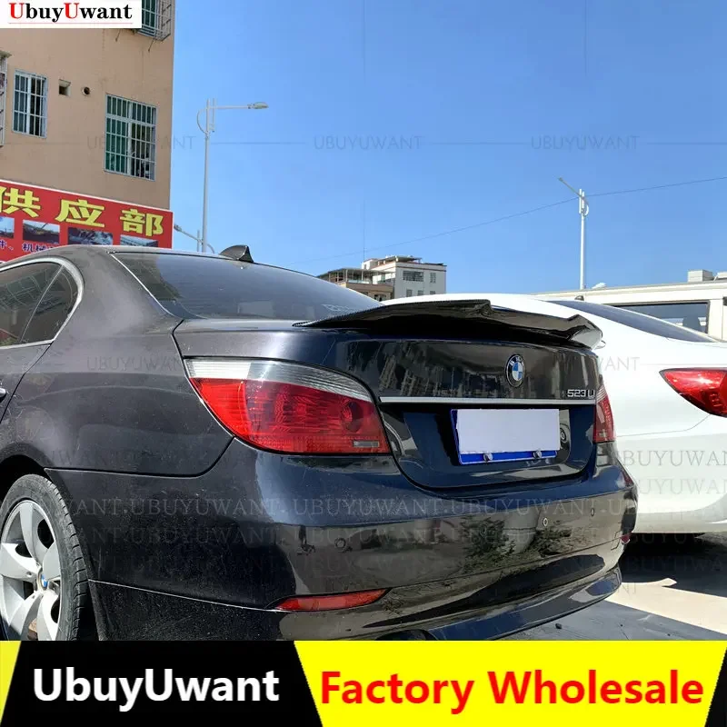 For BMW 5 Series E60 M5 Black Spoiler 2004-2009 Car Rear Trunk Wing Boot Lip ABS Carbon Fiber Spoiler Decoration Car Styling
For BMW 5 Series E60 M5 Black Spoiler 2004-2009 Car Rear Trunk Wing Boot Lip ABS Carbon Fiber Spoiler Decoration Car Styling