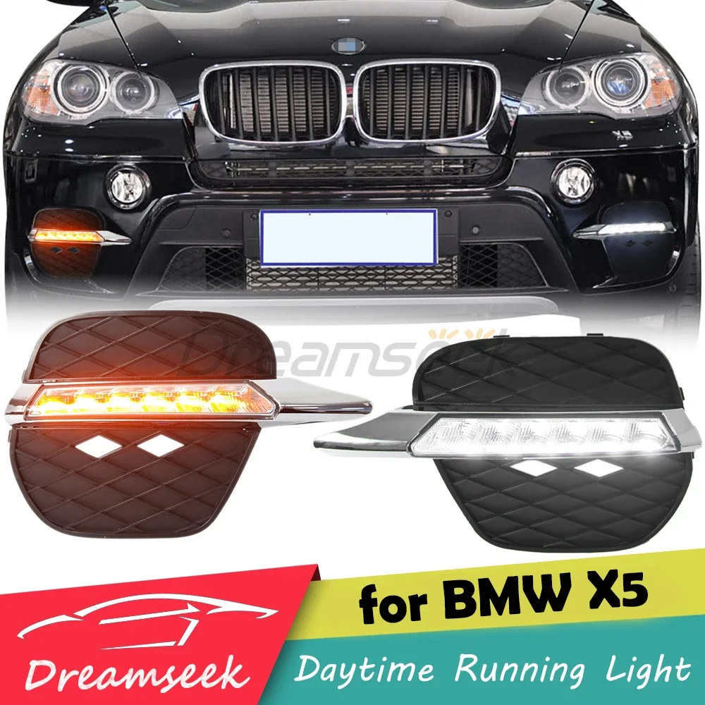 Светодиодные DRL дневные ходовые огни для BMW X5 LCI SUV E70 2011 2012 2013, противотуманные фары с указателем поворота, передний бампер, головной дневной свет
Светодиодные DRL дневные ходовые огни для BMW X5 LCI SUV E70 2011 2012 2013, противотуманные фары с указателем поворота, передний бампер, головной дневной свет