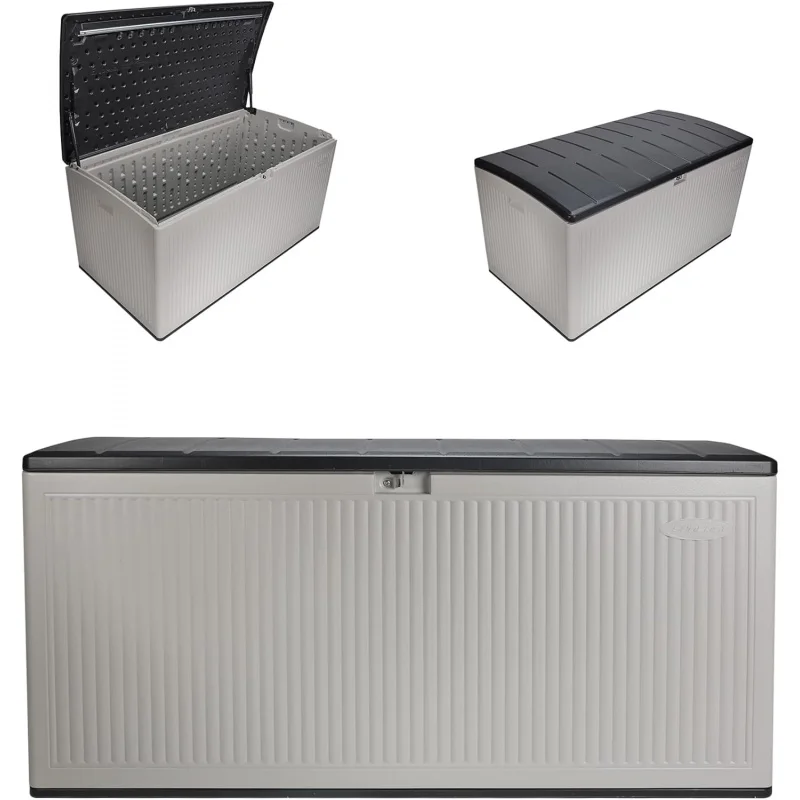2026 New:Suncast 160-Gal. Resin-Large Outdoor Patio Deck Box with Pad-Lockable Lid, Modern Reeded Outdoor Patio/Stor
2026 New:Suncast 160-Gal. Resin-Large Outdoor Patio Deck Box with Pad-Lockable Lid, Modern Reeded Outdoor Patio/Stor