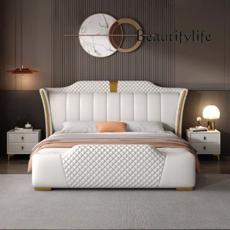 R Luxury Frame Double Bed 200 X 200 King Size Lit 180X200 Queen Bed Luxury Modern Full Lit 2 Personnes Bedroom Home Furniture
R Luxury Frame Double Bed 200 X 200 King Size Lit 180X200 Queen Bed Luxury Modern Full Lit 2 Personnes Bedroom Home Furniture