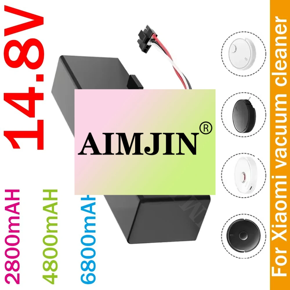 18650 4S1P 14.8V 6800mAh Sweeper Battery for Xiaomi Mijia Mi Robot Vacuum-Mop P Sweeping Mopping Robot STYTJ02YM Li-ion Battery
18650 4S1P 14.8V 6800mAh Sweeper Battery for Xiaomi Mijia Mi Robot Vacuum-Mop P Sweeping Mopping Robot STYTJ02YM Li-ion Battery