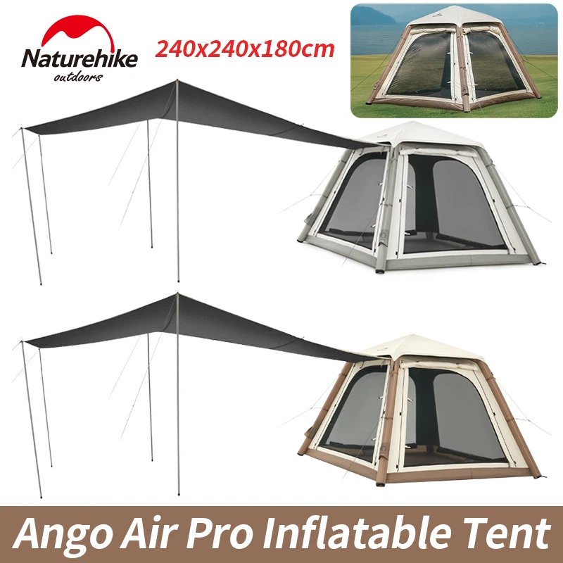 Naturehike Ango Air Pro Inflatable Tent Quick Open with Built-In Pump Outdoor Picnic Camping Family Large Shelter One-touch Tent
Naturehike Ango Air Pro Inflatable Tent Quick Open with Built-In Pump Outdoor Picnic Camping Family Large Shelter One-touch Tent