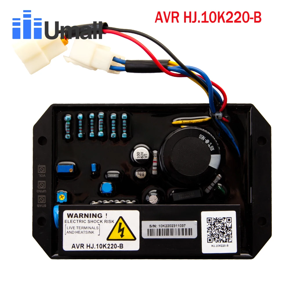HJ.10K 220-B Генератор AVR Стабилизатор напряжения переменного тока Регулятор 6-проводной
HJ.10K 220-B Генератор AVR Стабилизатор напряжения переменного тока Регулятор 6-проводной