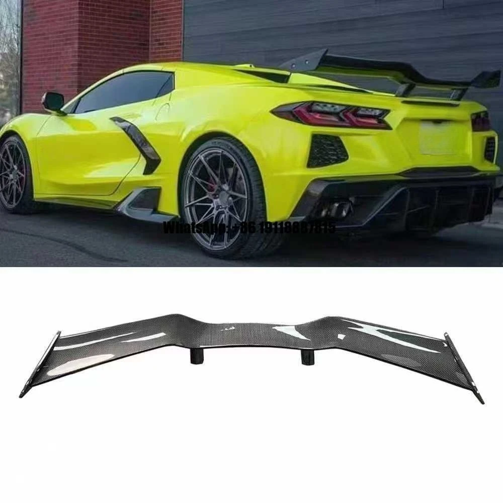 High Quality Carbon Fiber Rear Spoiler Wing for Chevrolet C8 to Z06 Style Auto Parts
High Quality Carbon Fiber Rear Spoiler Wing for Chevrolet C8 to Z06 Style Auto Parts